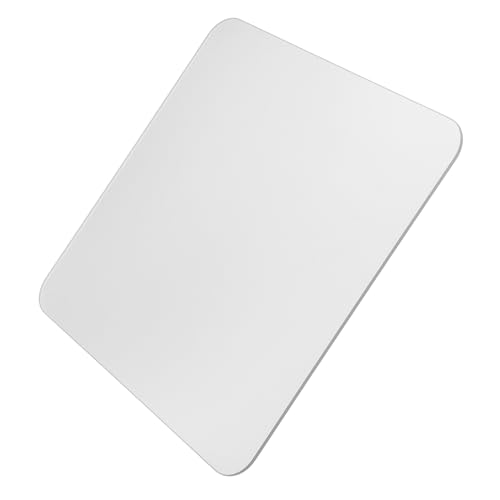 Tapis de souris en verre gaming et bureau - Surface rigide transparente pour souris laser