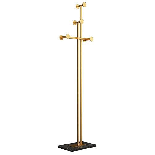 Porte-manteau robuste anti-basculement avec base en marbre pour vêtements lourds