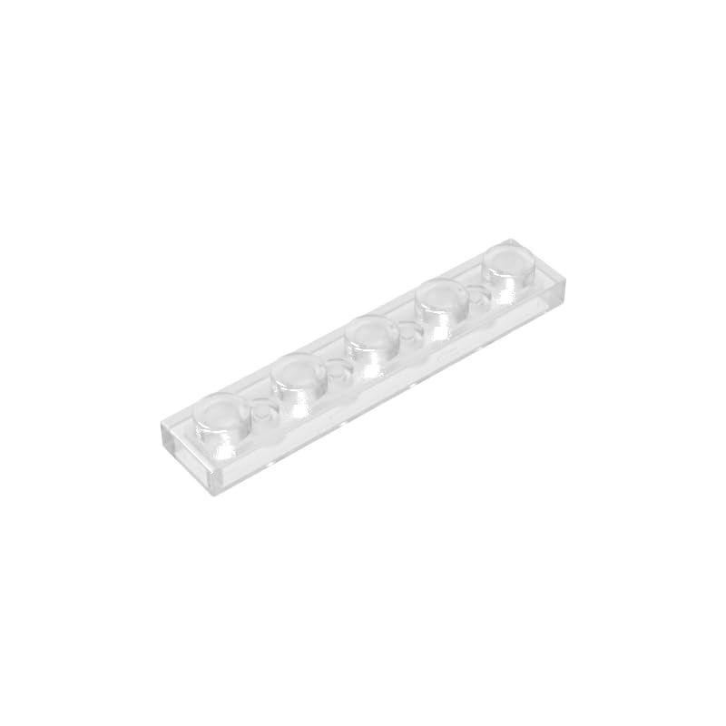 GDS-90026 78329 Foundation Plate 1x5 Base Plate, Trans-Clear, 50 PCS โ image 1