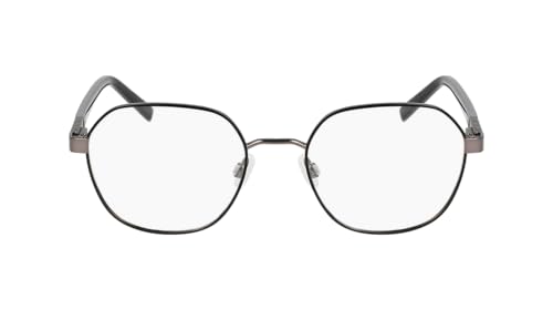 Monture de vue Nautica N7342 ergonomique en métal gunmetal et noir 52 pour verres optiques