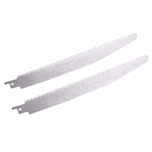 XFUYI 2 Piezas S1122C Sierra recíproca de Acero Inoxidable para Cortar Hueso, Carne y Madera