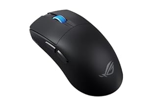 ASUS ROG Harpe II Ace, Mouse Gaming Wireless, Sensore Ottico AimPoint Pro 42K, Polling 8K, Tasti Ottici, 5 Pulsanti Programmabili, Progettato per Giochi FPS, Solo 48 g di Peso, Simmetrico, Nero