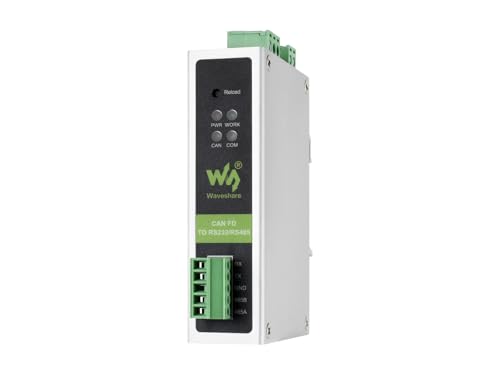 waveshare CAN FD Protocol Converter,CAN FD and RS232/RS485 Bidirectional Converter,Supports CAN FD to RS232 or RS485, RS232 or RS485 to CAN FD Conversion,Supports CAN 2.0A/2.0B Protocols