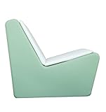 Moovere Sillón Butaca de Exterior Alto 66 cm Solar con Luz RGB Automática y Batería Recargable con Mando a Distancia IP65 Asiento para la Terraza y el Jardín