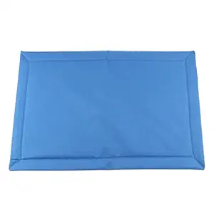 GG Enterprise Pet Cotton Cushion Kennel Sleeping Mat Dog Bed Cushion Mattress Blue