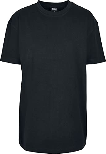 Urban Classics T- Shirt pour Femme Oversized Boyfriend, Noir, S