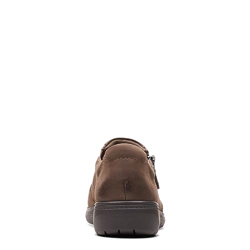 Clarks Clarks Brown's Carleigh Ray Oxford, Taupe Nubuck, 9 Wide US