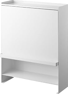 山崎実業(Yamazaki) 【 完成品 】 前が開く 隠せる 調味料ラック ホワイト 約W38×D16.3×H49.2cm タワー tower 大容量 コンロ横 キッチンラック 汚れをガード 2009