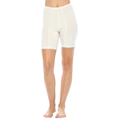 Image of 2 Pack Undersummers Classic Shortlette Plus Size Slip Shorts for Women under Dress, Thigh Anti Chafing Shorts, Undergarments for Dresses