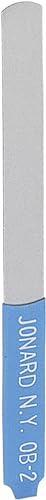 Jonard OB-2/12 Burnisher with Blue Plastic Insulated Handle, for Fine Contacts, 3" Length x 1/4" Width x 0.007" Thickness (Pack of 12)