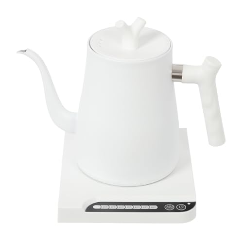 Bollitore elettrico con collo di cigno, bollitore elettrico con regolazione della temperatura e indicatore di controllo, bollitore elettrico con protezione a secco e manico resistente al calore