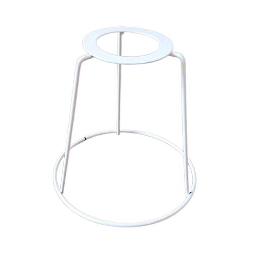 Iron Lamp Shade Frame Ring DIY Portable E27 Sturdy Lampshade Frame Ring for Bar Wedding (12cm x 12cm)