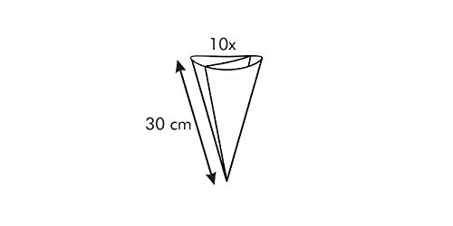 Tescoma Double Decorating Bag 30 Cm, 10 Pcs, 6 Nozzles Delicia , 27 x 15 x 5.0999999999999996 cm, Assorted