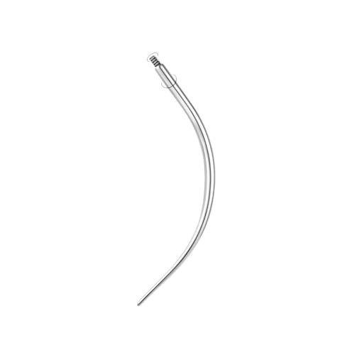 NINGEAMATE New 2026 1 Piece Titanium Curved Taper Insertion Pin Tool Internal Thread Piercing Kit For Tragus Helix Lip Nose Jewelry Fashion Accessories Creative Gift