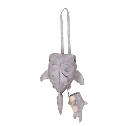 Sac bandoulière requin-baleine femme en toile légère originale