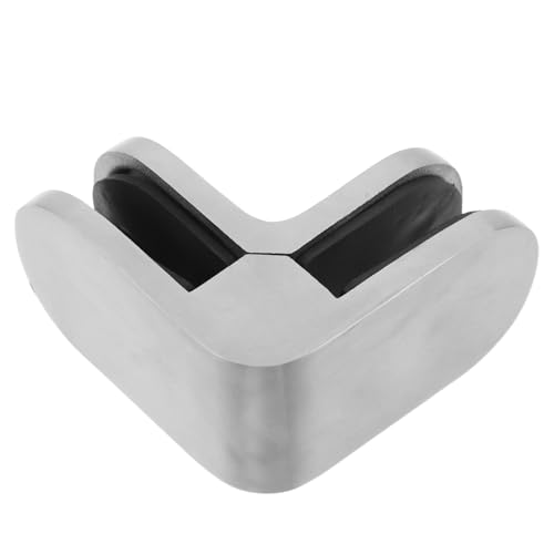 Pinza de vidrio evita vibraciones con doble bloqueo para barandillas de acero 2