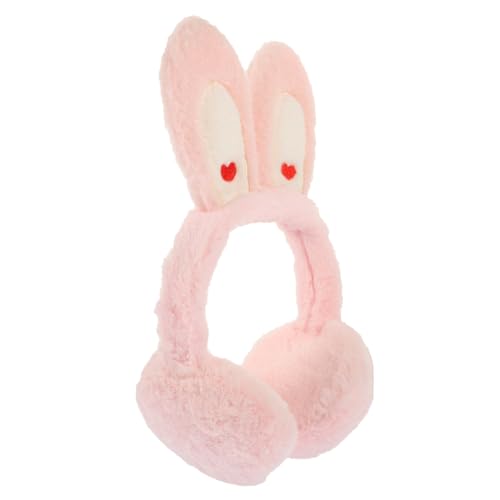 Boy Girl Rabbit Ear Earmuffs Plush Winter Ear Warmers Headband for Girls