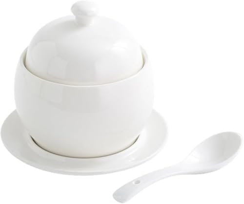 AOBOPO 有田焼セラミック蒸し碗|金縁デザイン|電子レンジ/食洗機対応|四季使用 OK|易清潔 雑煮碗 汁椀蒸し碗 蓋付き ボウル 食器 キッチン用品 スープ碗 電子レンジ対応 蒸碗 食事用 和風