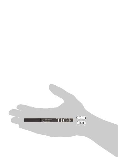 Miniatura 7 de TIGI Cosmetics Precision - Lápiz delineador de ojos, color negro, 0.037 onzas líquidas