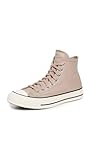 Plateforme : 4 mm Converse Baskets en cuir Chuck 70, Vintage Cargo / Aigrette / Noir, 9 Women/7 Men