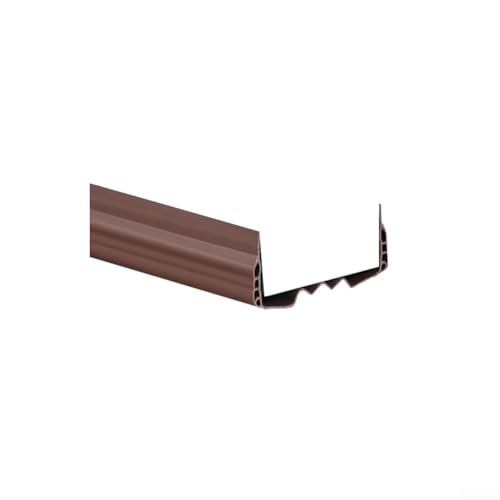 Eawfgtuw Tira de sellado inferior de puerta de PVC de 96 cm, burlete insonorizado para puertas comerciales residenciales, espacio de 0,3 a 1,5 cm, fácil de instalar, resistente al viento, reducción de