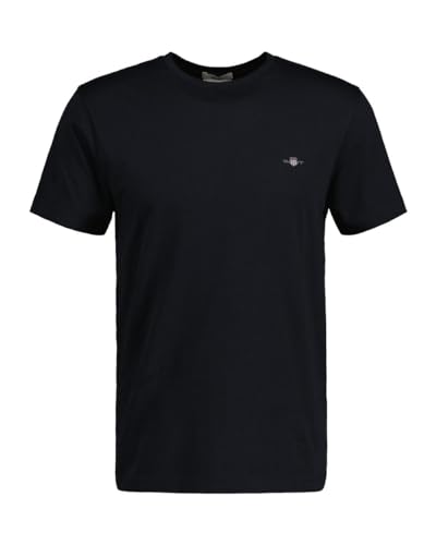 GANT Men 2003185-5 Slim Fit Shield T-Shirt M Black