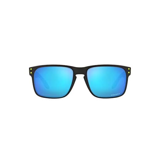 Oakley Óculos de sol masculinos Oo9102 Holbrook quadrados, Camuflagem azul de alta resolução/safira Prizm, 57 mm