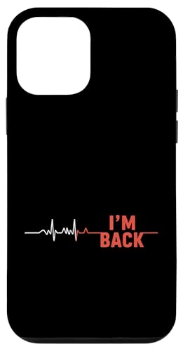 Funny Im Back EKG �n�[�g�r�[�g ���f�B�J�� �i�� �X�}�z�P�[�X iPhone 12 mini �p