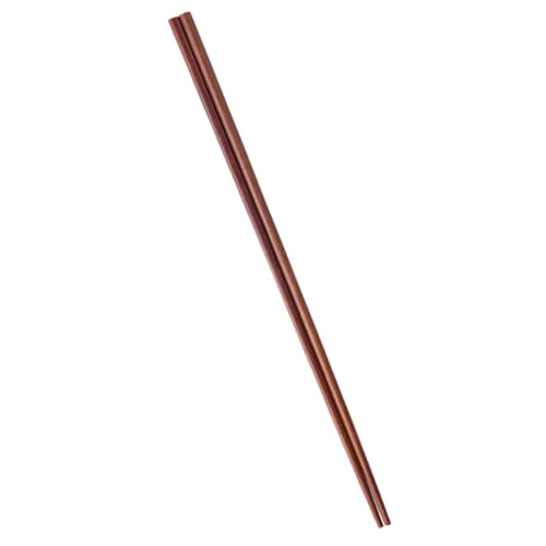 Homoyoyo Palillos Chinos Largos de Madera de Sándalo Rojo 32 CM para Freír y Olla Caliente Reutilizables y Resistentes al Calor Palillos para Cocina y Estofados