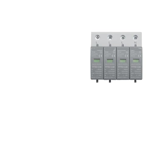 Pararrayos protector contra sobretensiones SPD 4P AC 385V de carril DIN 40KA