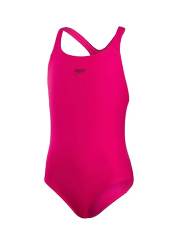 Speedo Girl's Endurance+ Medalist One Piece, Pink, 15-16 Years