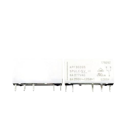 Relais APF30205 5VDC à 5 broches pour circuits électroniques (Lot de 5 PCS)