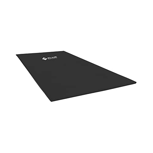 Colchonete Em EVA Liso Alux Preto 100x50x1cm