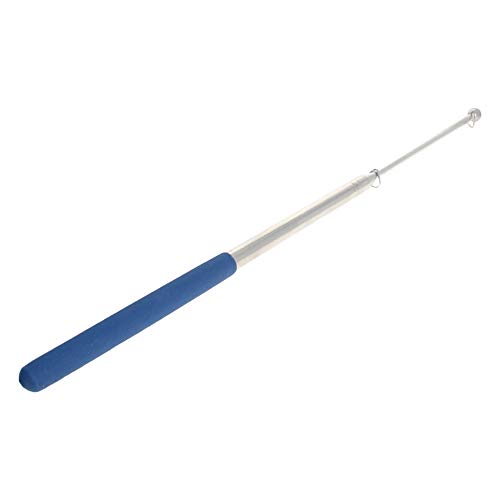 Image of Othmro 1Pcs Hollow Telescopic Teachers Pointer, Teaching Pointer Stick for Classroom, Metal Hand Retractable Pointer Extended Length 63 inch, Handheld Presenter Whiteboard Pointer (Blue)