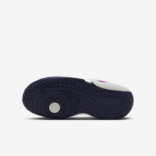 Nike Air Zoom Crossover 2 Big Kids' Basketball Shoes (FB2689-102, White/Midnight Navy/Light Silver/Playful Pink) Size 42