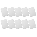 Homoyoyo 10 Piezas Placa de Sublimación Aluminio Espejo Plata 15x20 Cm para Letrero Metálico Diy, Cartel de Pared Sublimación, Accesorios para Impresión Térmica y Manualidades