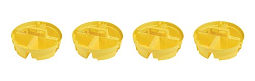 Bucket Boss Bucket Stacker Small Parts Tray in Yellow, 15051 (Fоur Paсk, Yellow)