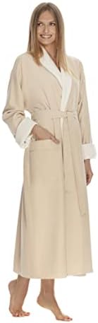 Boca Terry Mens Plush Robe, Big & Tall Bathrobe for Men, Warm Luxury Microfiber Robe