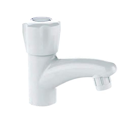 WaterTec PVC Premium Pillar Tap ISI Mark Tap, White, 1 Piece-image-19