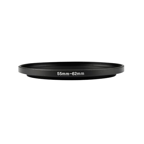 Image of 55-62mm Step-Up Ring Adapter, 55mm to 62mm Step Up Filter Ring for 55mm Lens Install 62mm ND CPL UV Camera Lens Filter(55mm-62mm)
