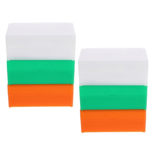 Unomor Glass Slide Storage Boxes for Microscope 6 Pack Organized for Hospital