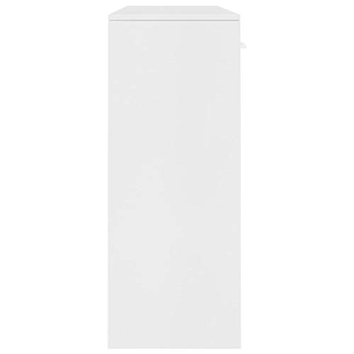 Vidaxl Buffet Sideboard, Storage Console Table With 3 Drawers And 3 Doors, Buffet Server Cupboard For Kitchen, Dining Room, Living Room, White 43.3X13.4X29.5 Inch Chipboard #TOP5