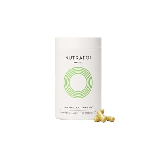 Nutrafol Women's Hair Growth Supplements, Ages 18-44, Clinically Proven for Visibly Thicker and Stronger Hair, Dermatologist Recommended - 1 Month Supply