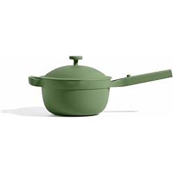Our Place Mini Perfect Pot | 2.5 Qt Ceramic Pot with Lid & Spatula | Patented 8-in-1, PFAS-Free Nonstick, Non-Toxic Cookware | Induction & Oven-Safe up to 450°F | Sage