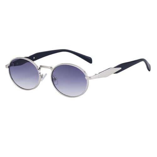Lunettes de soleil ovales en métal pour vos terrasses de café