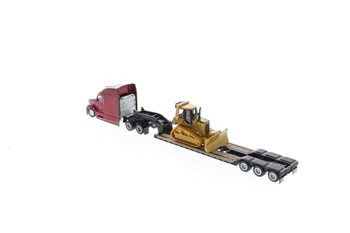 image for Diecast Masters 1/87 Peterbilt 579 UltraLoft Tandem Tractor with Lowbo