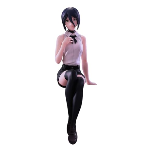Jilijia Figura de Anime Reze 13 cm Figuras de Acción Sentadas Modelo PVC Dibujos Animados Estatua de Escritorio Adornos Coleccionables Regalos para fans del anime