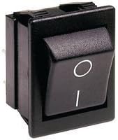 Switch, Rocker, Dpst, 20A, 250Vac, Black - C1350ARBB-602AW