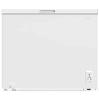 Baridi 199L Freestanding Chest Freezer with Adjustable Thermostat - White - DH111