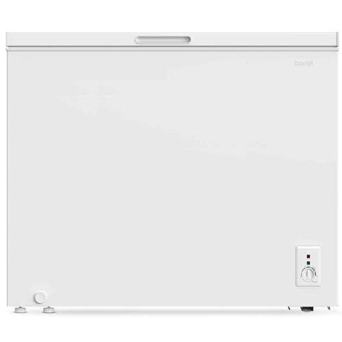Baridi 199L Freestanding Chest Freezer with Adjustable Thermostat - White - DH111